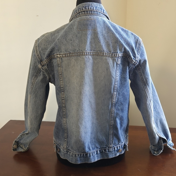 Chico's Size 0 Small Long Sleeve Jean Denim Jacket - Picture 4 of 9